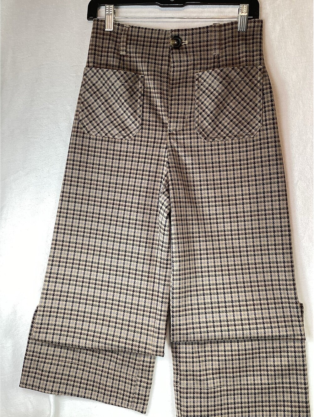 LC Lauren Conrad Wide Leg Pants Size 4 Checkered